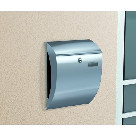 Basi 2170-2008 BK 2000 Briefkasten Edelstahl Schlüsselschloss