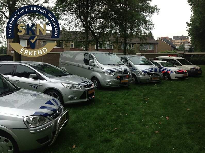 Wij werken intensief samen met: Gemeente, Handhaving, Politie, Justitie, Slotenmakers Keurmerk Nederland