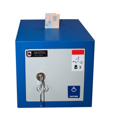 Office kluis L-serie LE.21.B  Blauw (Met geldgleuf)